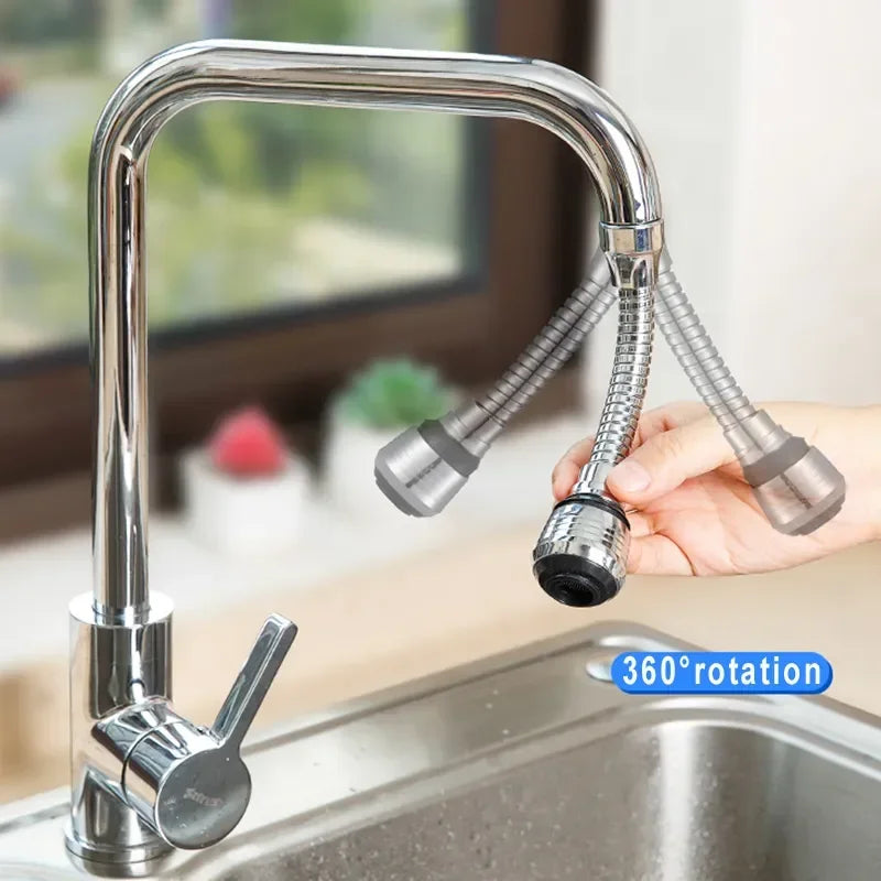 Lumenvel 360° Rotatable Faucet Extender with 2 Spray Modes for Kitchen & Bathroom Sinks