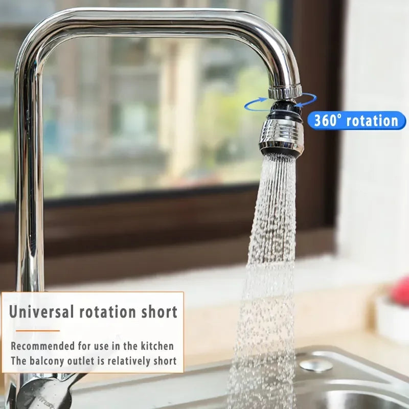 Lumenvel 360° Rotatable Faucet Extender with 2 Spray Modes for Kitchen & Bathroom Sinks